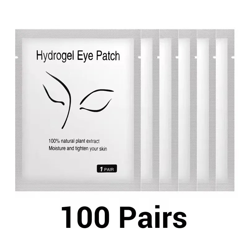 100pairs eye patches eyelash extension under eyelashes fake lashes stickers for building eyelid