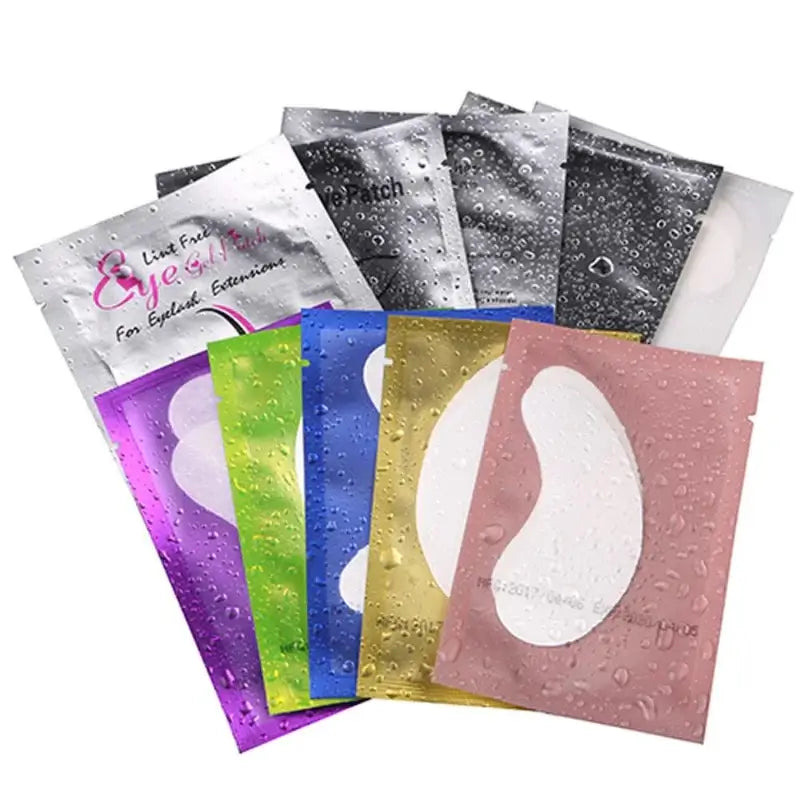 100pairs eye patches eyelash extension under eyelashes fake lashes stickers for building eyelid