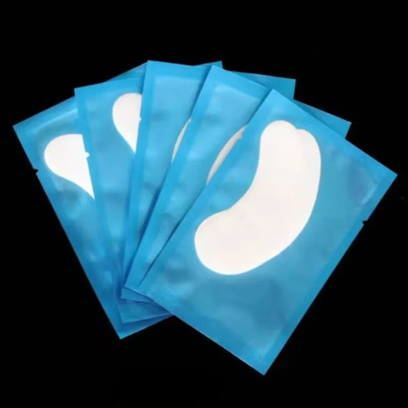 100pairs eye patches eyelash extension under eyelashes fake lashes stickers for building eyelid