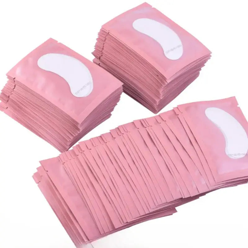100pairs eye patches eyelash extension under eyelashes fake lashes stickers for building eyelid