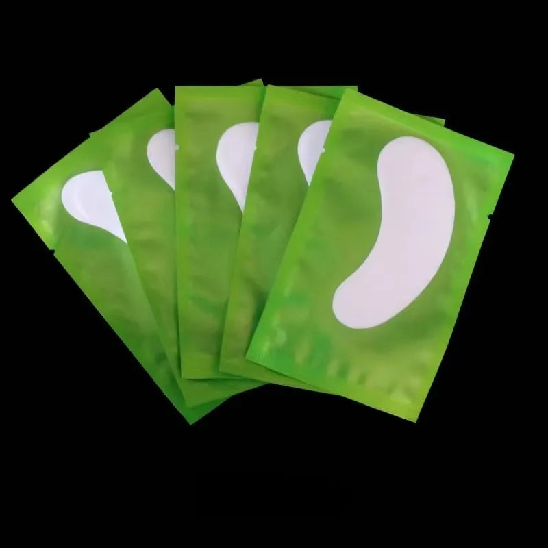 100pairs eye patches eyelash extension under eyelashes fake lashes stickers for building eyelid