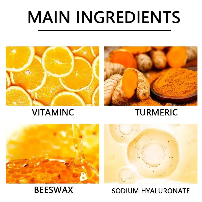 Vitamin c and turmeric hand wax mask for hands and feet