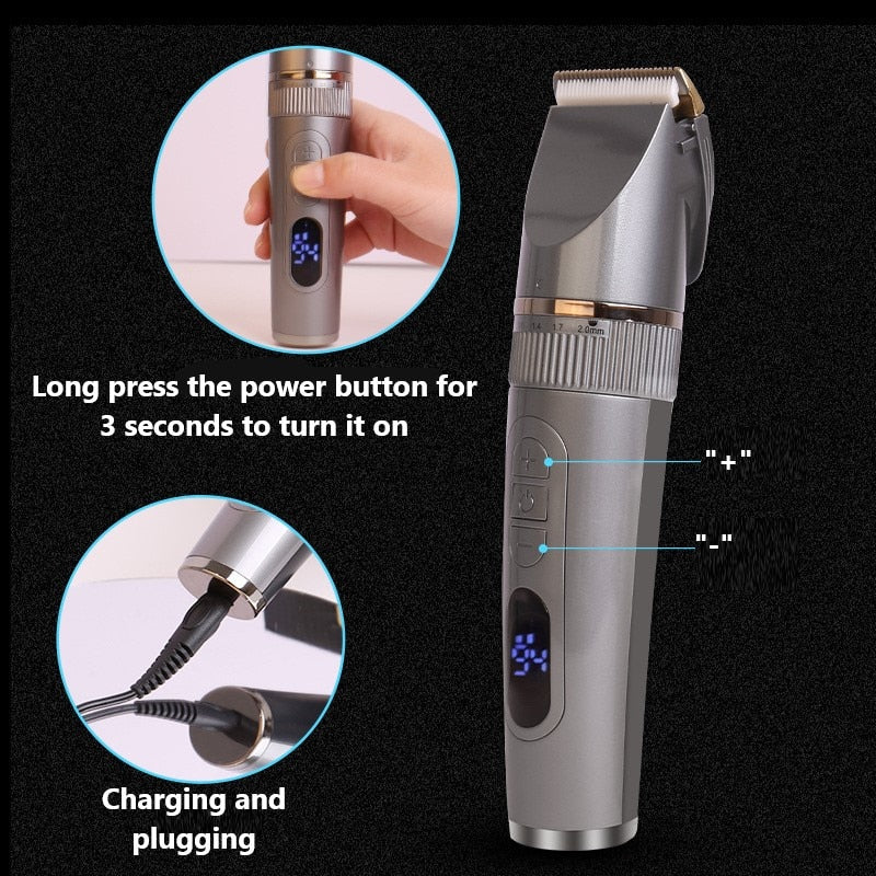 Professional Hair Clipper For Men Beard Trimmer Machine - Toubiaz