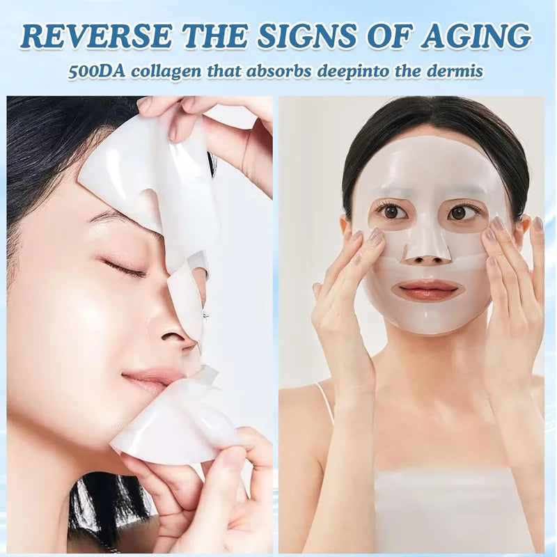 1/3/5/10PCS Bio Collagen Face Mask Anti Wrinkle Anti-Aging Korean Cosmetics