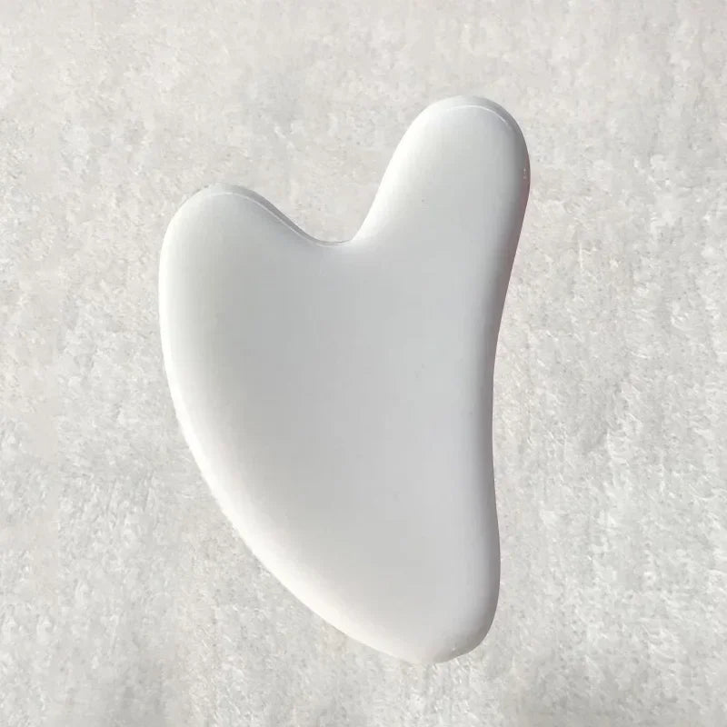1pc Heart Shape SPA Massage Scraping Guasha Board Massager for face