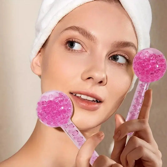 2Pcs Box LCE Globes For Facials Cooling , Balls Massager Freezer For Face And Eyes