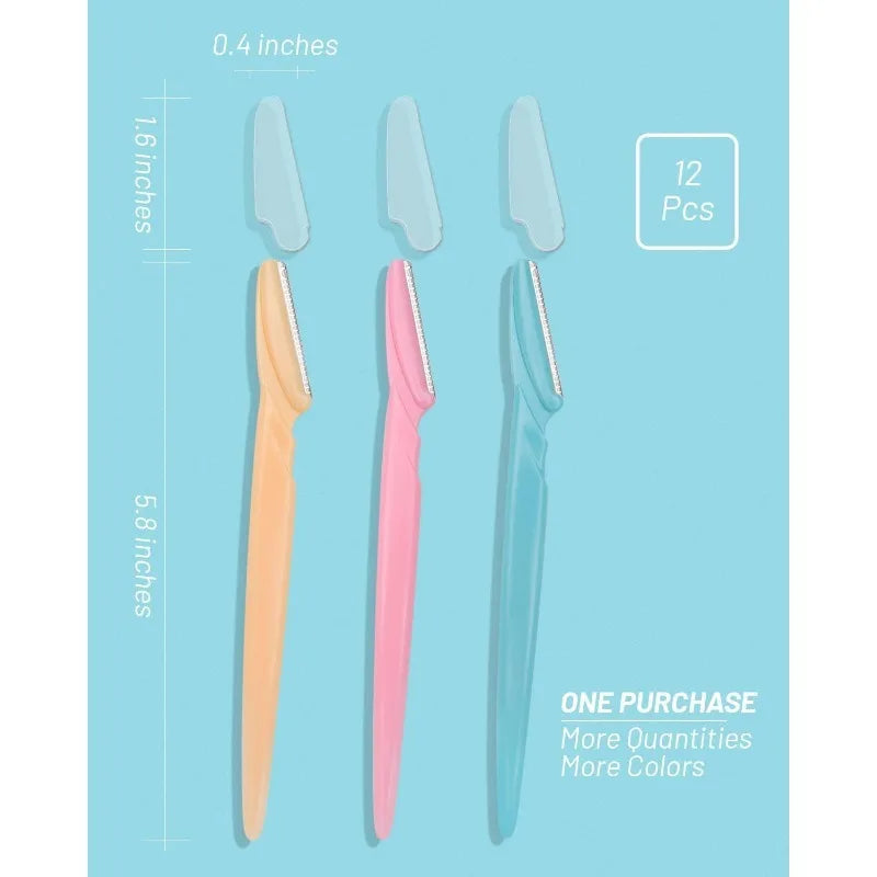 12 Pcs Dermaplaning Tool for Face Professional